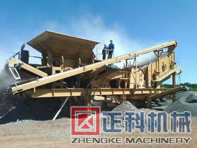 建筑垃圾移动破碎站