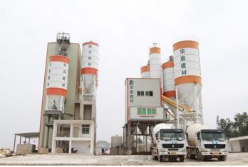 广东湛江华泉——南方路机FBJ3000干混砂浆搅拌站+HZS240S 混凝土、湿拌砂浆两用站的应用